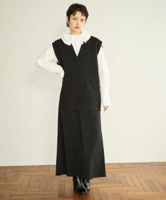 #Newans 【マシンウォッシャブル】ピエロラッフルカラーシャツ