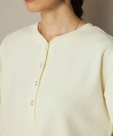 OP／FILA 【ocean pacific】らくティブ/ヘンリーネックワッフルロンT