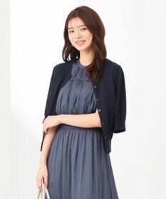 ANY SIS 【洗える】ハーフスリーブ カーディガン