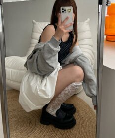 WEGO ナイロンバルーンミニスカート