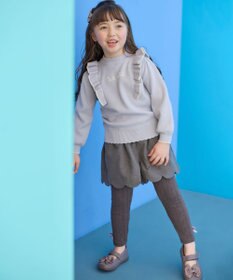 ANY KIDS 肩フリル しあわせタッチ ニット