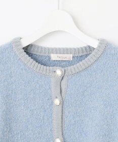 Feroux 【洗える】ブークレー ニットジャケット