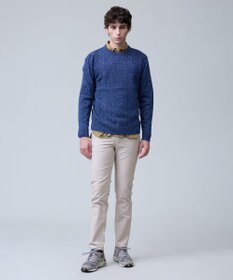 J.PRESS MEN ウール×カシミヤの上質素材【Cash Lamb's Wool】ケーブルクルーネック ニット_25年モデル