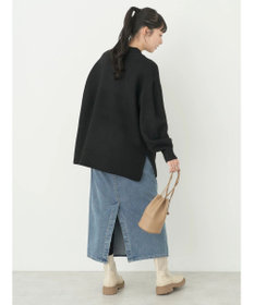 earth music&ecology ＦＬＵＦＦＹハイネックチュニック