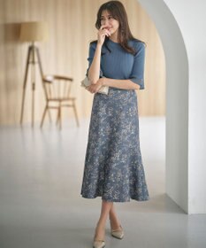 ANY SIS 【洗える】シアーディテール ニット