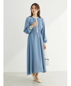 Green Parks ・ＥＬＥＮＣＡＲＥ　ＤＵＥ　バイカラーピンタックワンピ