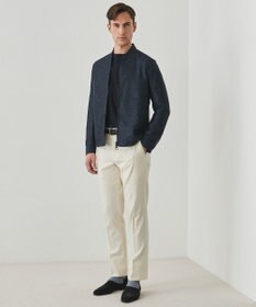 GOTAIRIKU ジャケットのインナーに最適【WEB&一部店舗限定】キレイ目 鹿の子 ビズ長袖Tシャツ