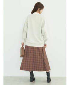 earth music&ecology 裏毛ロゴチュニック