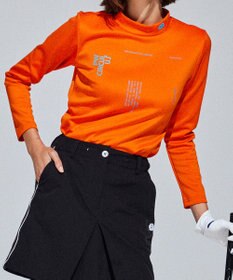 PW CIRCULUS 【イージーケア / 軽量 / 一枚でサマになる】【WOMEN】ロゴモックネック