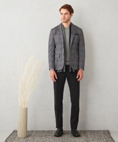 JOSEPH ABBOUD 【キングサイズ・ストレッチ】フランネルジャージ ジャケット