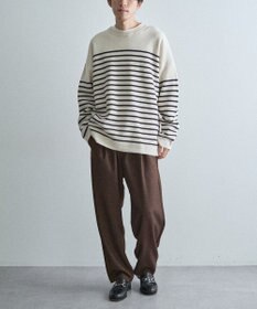CRAFT STANDARD BOUTIQUE パネルボーダーニットプルオーバー