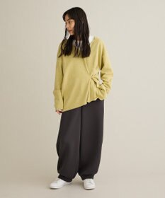 CRAFT STANDARD BOUTIQUE Vネックフードカシュクールニットプルオーバー