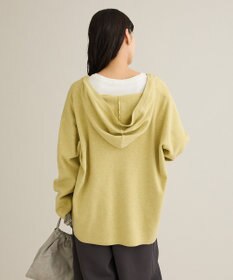 CRAFT STANDARD BOUTIQUE Vネックフードカシュクールニットプルオーバー