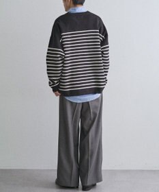 CRAFT STANDARD BOUTIQUE パネルボーダーニットプルオーバー