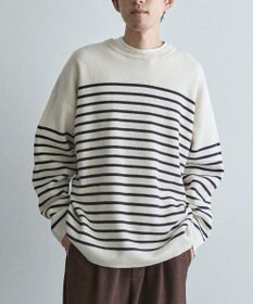 CRAFT STANDARD BOUTIQUE パネルボーダーニットプルオーバー