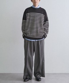 CRAFT STANDARD BOUTIQUE パネルボーダーニットプルオーバー