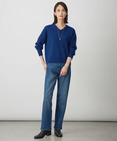 J.PRESS LADIES S 裏起毛ストレッチ デニム パンツ