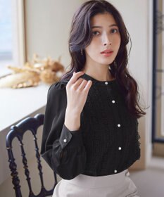 Tiaclasse 【新色追加・洗える】レースブラウス