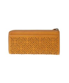 genten ダイヤカットワーク　Lファスナー長財布