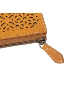 genten ダイヤカットワーク　Lファスナー長財布