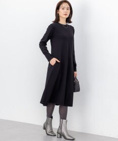 組曲 L シックフレアニットワンピース