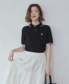 WEGO 【26年春夏新カラー登場/ユニセックス着用ITEM/SMLサイズ展開】U.S. POLO ASSN.別注ラインポロシャツ