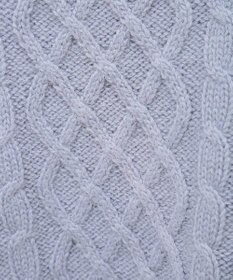 earth music&ecology パール＆ケーブルニットプルオーバー