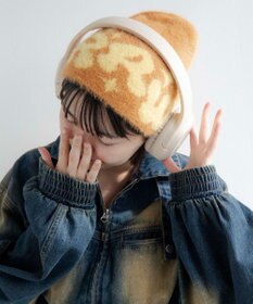 WEGO シャギーキラキラロゴニットキャップ