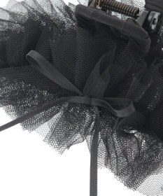 Maison de FLEUR チュールタイニーリボンバンスクリップ