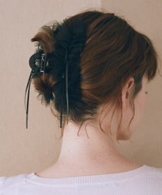 Maison de FLEUR チュールタイニーリボンバンスクリップ