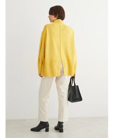 Green Parks 洗える　バックスリットニットプルオーバー