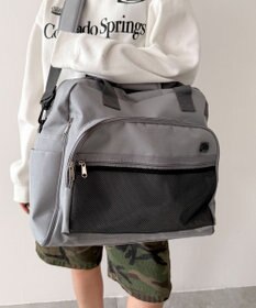 WEGO 【ユニセックス着用ITEM】2way拡張ボストンバッグ