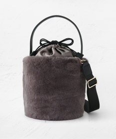 TOCCA 【ショルダー取り外し可能】MILKY TEA FURBAG ファーバッグ