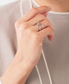 J.PRESS LADIES 2WAY ライン スカーフ リング