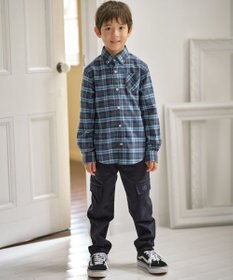 J.PRESS KIDS 【110-130cm】起毛チェックシャツ