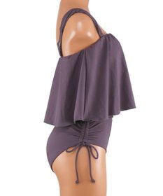 San-ai Resort（三愛水着楽園） ワンピ見えハイウエストビキニ　9M・11L　【San-ai Resort（サンアイリゾート）】