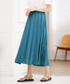 J.PRESS LADIES 【洗える】ジャージー フレアースカート