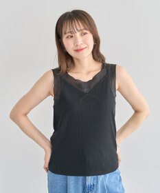 Green Parks ・ＳＵＧＡＲ　ＳＰＯＯＮ　シアー切替タンクトップⅡ