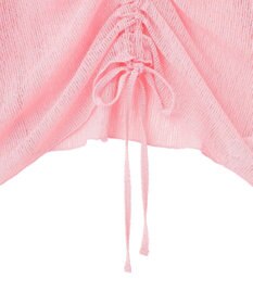 earth music&ecology フロントドロストシアープルオーバー