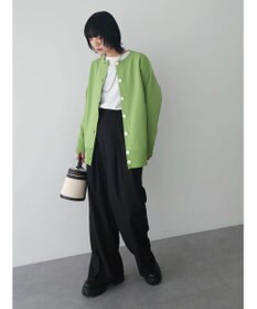 Green Parks かるい クルーネックカーディガン