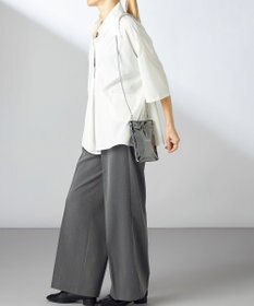 Y'SACCS PVCメタリックショルダーバッグ