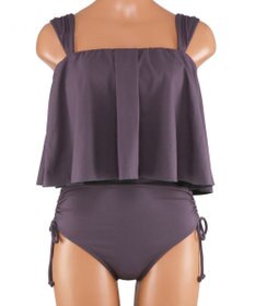 San-ai Resort（三愛水着楽園） ワンピ見えハイウエストビキニ　9M・11L　【San-ai Resort（サンアイリゾート）】