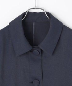 #Newans 【シワになりにくい】〈花乃まりあさんコラボ〉クロップドシャツジャケット