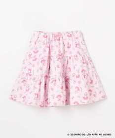ANY KIDS 【マイメロディ＆クロミ×ANY KIDS】総柄 ティアードスカート