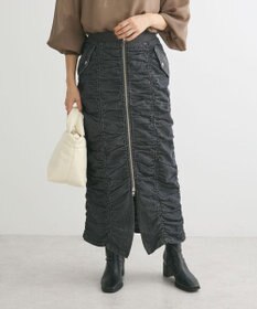 Green Parks ・ＳＵＧＡＲ　ＳＰＯＯＮデニムフロントＺＩＰナロースカート