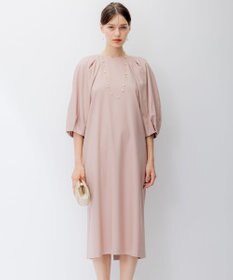 23区 L 【APPLAUDIR】ノーブルストレッチ ボリュームスリーブドレス