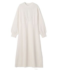 GRACE CONTINENTAL エスニック刺繍ニットワンピース