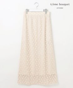 自由区 【カトリエムブーケ】Fleurs flottantes フラワーモチーフスカート