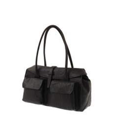 genten ゴートシュリンク かぶせ付トートバッグ