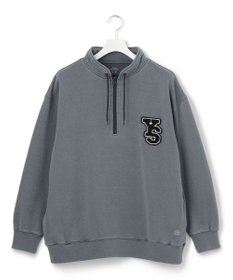 J.PRESS YORK STREET 【UNISEX】ハーフZIPスタンドネック トレーナー